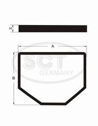 SCT GERMANY st6109 -  Топливный фильтр